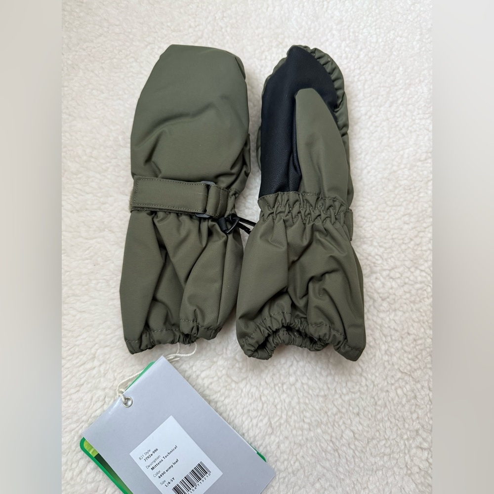 Kid’s wheat MITTENS TECH snow gloves 4-5Y 6-8Y